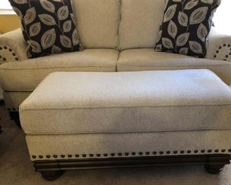 Ashley Sofa, Loveseat and Ottoman, End Table (Still w the Tags on it!)