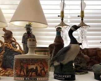 Assorted Vintage Decanters