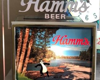 Hamm's Lighted Beer Sign
