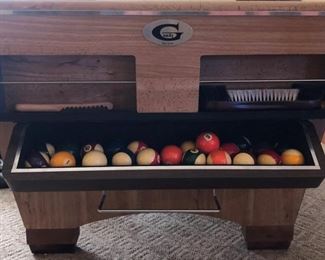 Gandy Custom Built 9' Pool Table