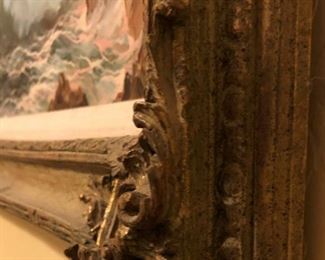 Orig Painting by Guido Odierna in Exquisite Frame