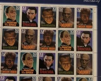 Classic Movie Monsters Stamps