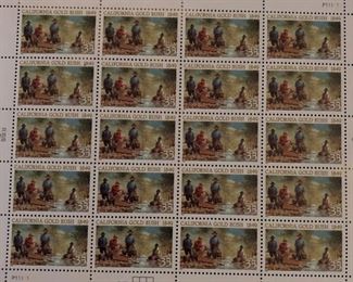 California Gold Rush Collectible Stamps