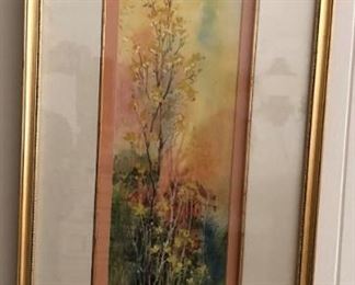 Art Orig Watercolor Mary DeLoyht Arendt