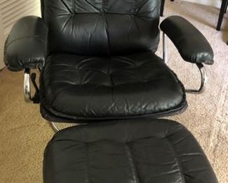 ChairWorks Chair and Ottoman 
