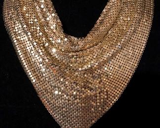 Vintage Whiting and Davis Mesh Choker 