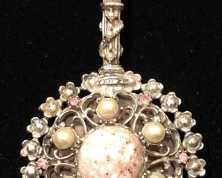Miniature Jeweled Mirror 