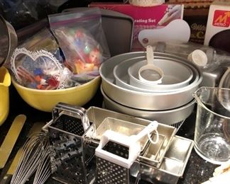 Assorted Cake Decorating Supplies 