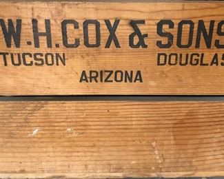 W.H. Cox & Sons Wood Box 