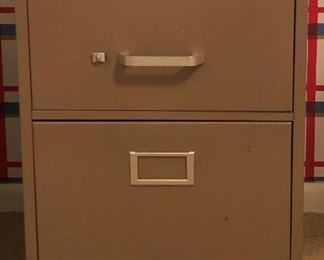 2-Drawer Metal File Cabinet 