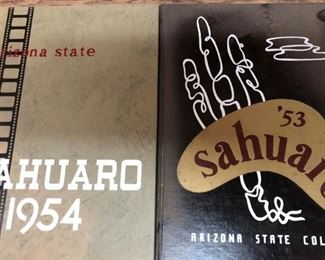 Sahuaro 1954 and 1953 Yearbooks 