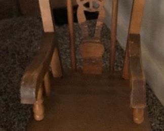 Vintage Child’s Doll Rocker