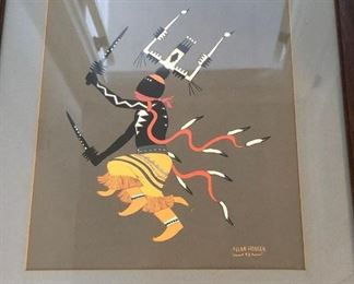 Allan Houser Serigraph Apache Indian Art Geronimo Native American (2)