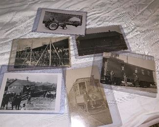 Black and white pictorial vintage post cards 
