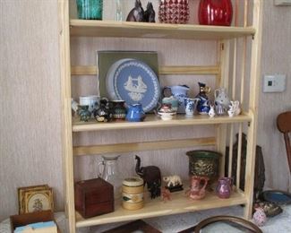 small glass items & decorative pieces
