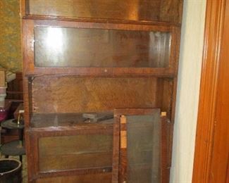 oak stack bookcase (needs repair)