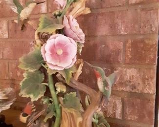 Ruby Throated Hummingbirds by Andrea