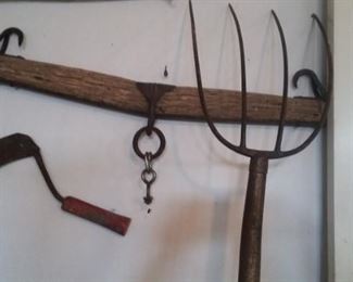 Antique farm tools