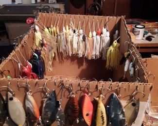 Lots of fishing lures!