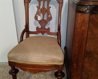 victorian side chair