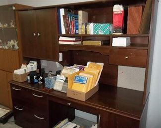 office desk with lots of storage