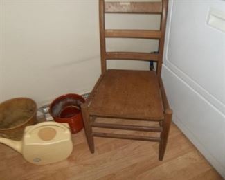 vintage child chair