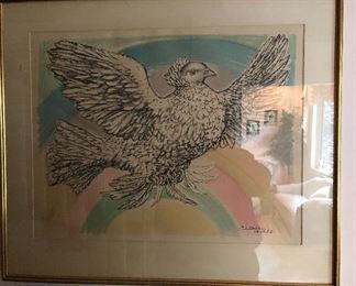 Signed Pablo Picasso print
