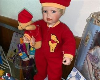 "It's Time for Bed" Pooh Doll by McClure!
