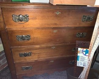 Vintage Dresser, beautiful handles!