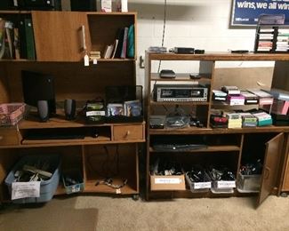 More office furniture, cassette tapes, CD's and more