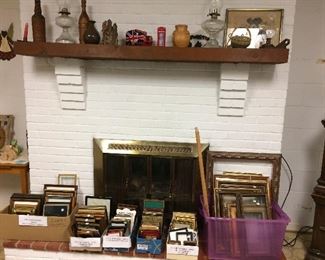 Lots of picture frames
