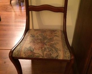 6 chairs with the dining room table