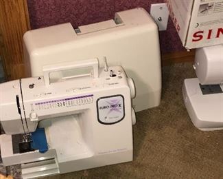  Variety of sewing machines