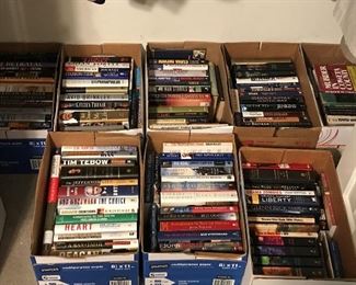 Some of the hundreds of books!