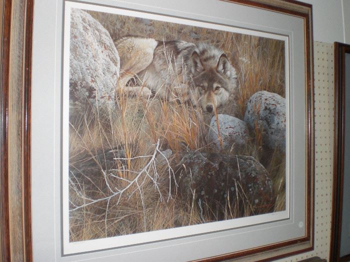 nice selection of wildlife signed and numbered artist proofs