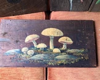 Barn lumber art by local artist