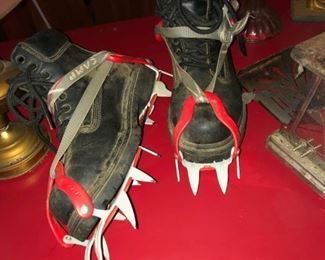 Nice set of crampons with newish boots