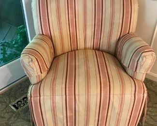 Striped Easy Chair