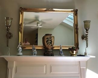Wall Mirror, Vase, Nick Nacks