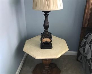 Small Side Table, Lamp