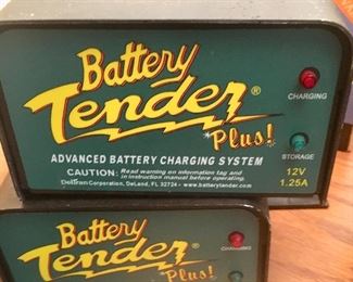 2 Battery Tender Plus Charging Systems
