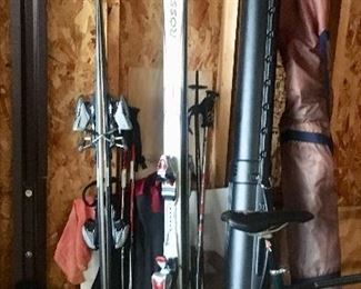 Snow skis 
Fishing pole case