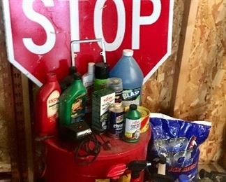 Car cleaners & Oils
STOP Sign