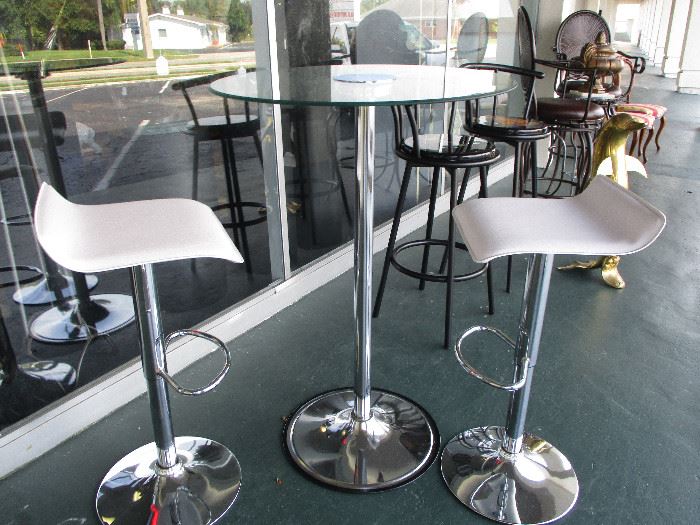 Ultra-modern cafe set