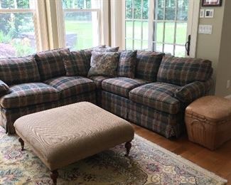 Plaid sectional