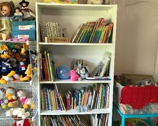 Kids room with books