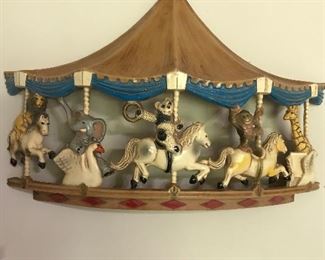 Decorative wall carousel
