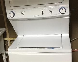 Double stack washer and dryer