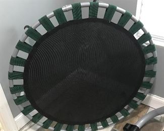 Workout equipment trampoline