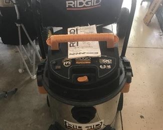 Tools, saws, pressure washer, shopvac, tile saw, dump cart, generator, ladders, edger, husky tool boxes and cabinets.